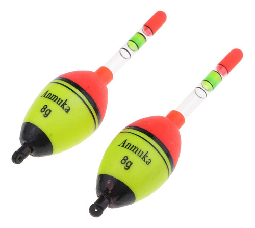 D1y: Corcho Flota Luminoso Pesca Boya Bobber Atención Gran,