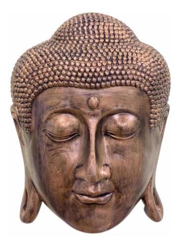 Máscara Buda Emcimento Pequena 50cm Alt