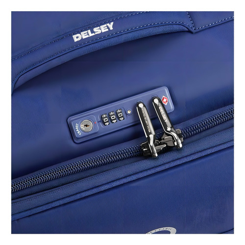 Valija Carry On Expandible Delsey Brochant 2.0 Color Azul