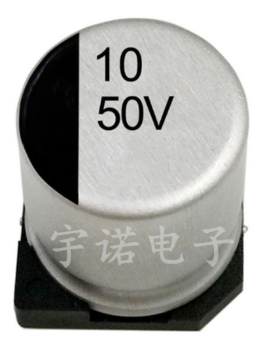 Kit4 Capacitor Electrolítico De Aluminio 10uf 50v 5x5 Mm Smd