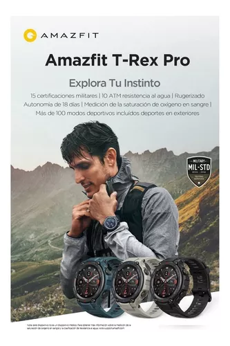 Amazfit T-Rex Pro: el reloj con más de 100 modos deportivos y