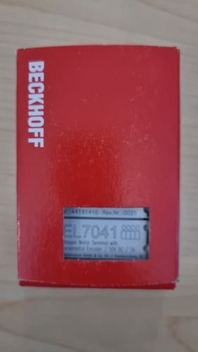El7041 Ethercat Terminal Motion Interface, Stepper Motor 2 (Usado)