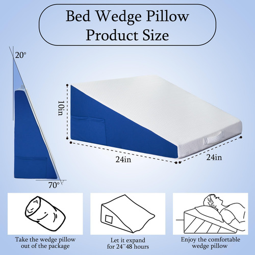 Pilyore Almohada De Cuña Para Dormir, Cabecera De Almohada Y