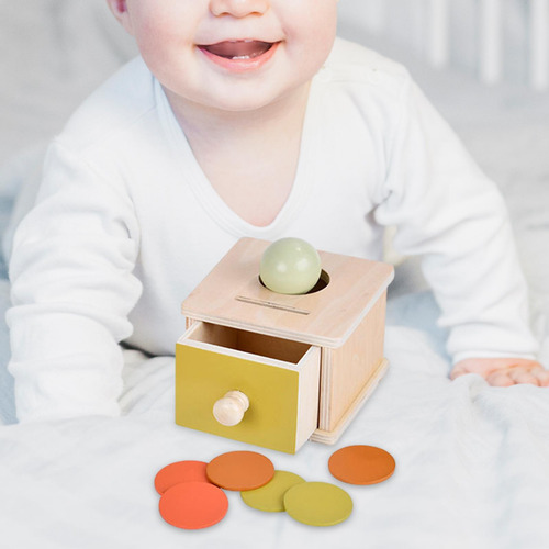 Caixa De Brinquedos Montessori, Jogo De Gaveta Única