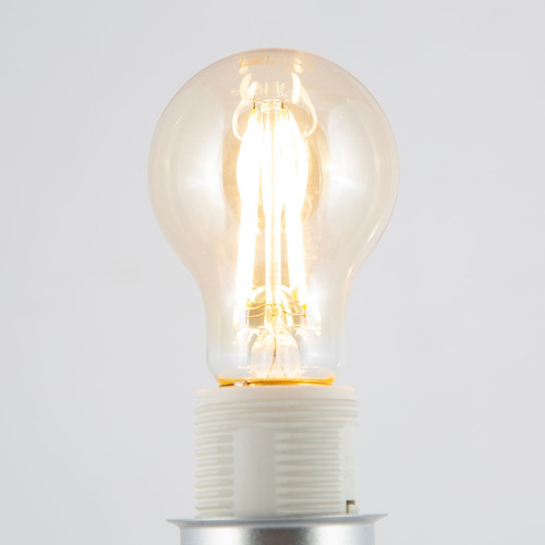 Imagen 2 de 3 de Focos Vintage Filamento Led 7w A60 Ambar 4 Pack