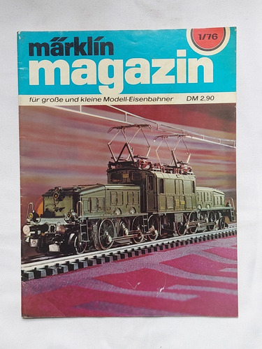 Revista Ferromodelismo Märklin Magazin N°1/76 -fecha 1-02-76