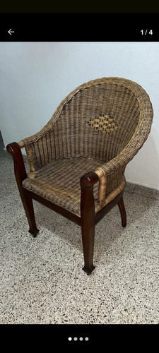Sillon Rattan A Reparar Se Abre Para Los Costados Marrón (Usado)