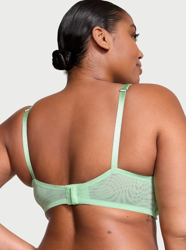 Conjunto Bordado Victoria's Secret Verde Claro S/m