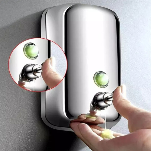 Dispensador Jabón Acero Inoxidable 500 Ml. Taumm