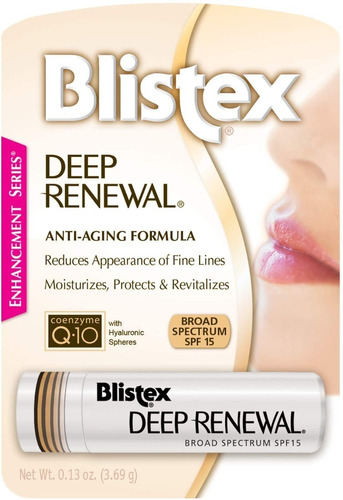 Blistex Deep Renewal Anti Aging Lip Balm Spf15 Original Eua