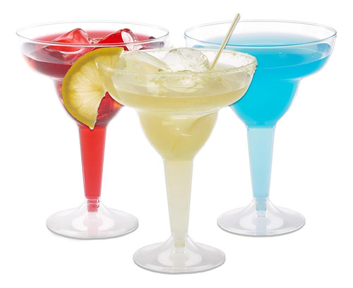 Copa De Plastico Desechable Para Fiesta Transparente 50 Pzas