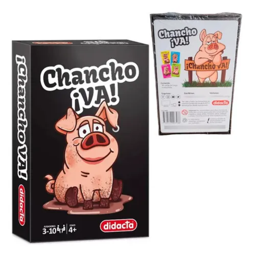 Juego Mesa Familiar Cartas Chancho Va Didacta Destreza