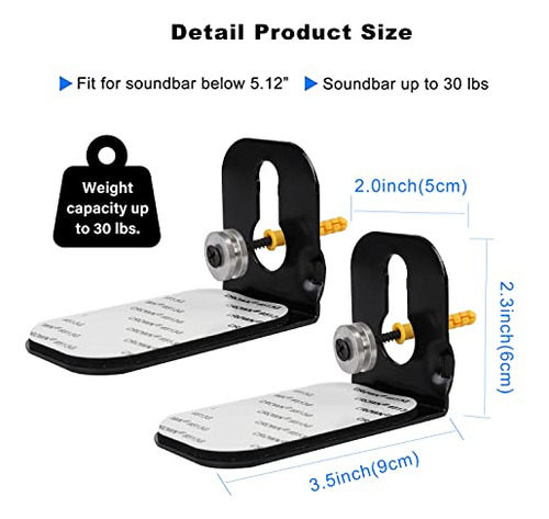 Soporte Barra Sonido Universal Suixing Para Samsung, Sony,