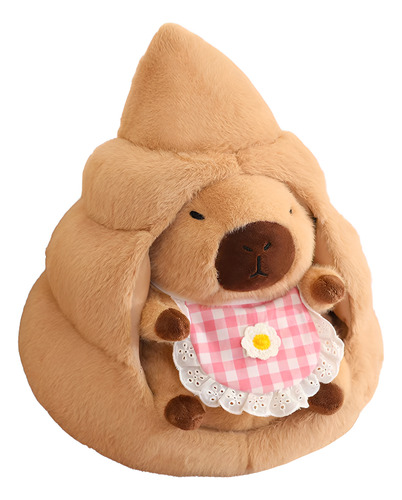 Peluche Capybara Con Casita Kawaii Super Grande