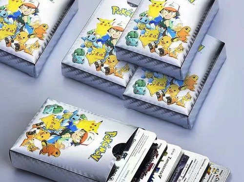 Lote 55 Cartas Pokémon Metalizado Plateado Alternativas