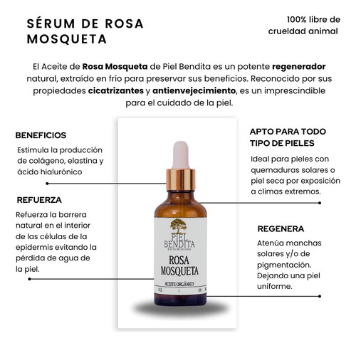 Aceite De Rosa Mosqueta Puro | Regenera Y Nutre