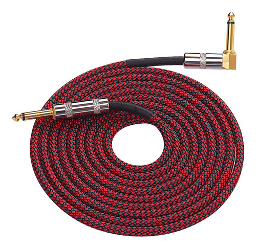 Cable De Audio 3m/10ft Para Instrumento Musical, Guitarra, B