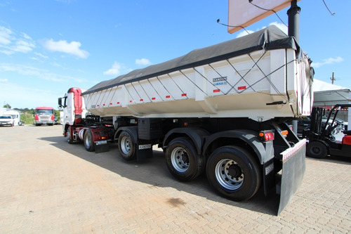 Imagem 11 de 15 de Volvo Fh 400 4x2 Engatada Carreta Basculante Canguru Randon