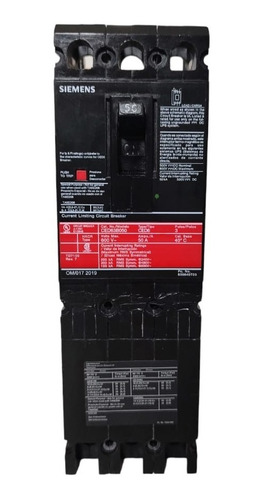 Interruptor Circuito Siemens Ced63b050 3polos 600v 50a
