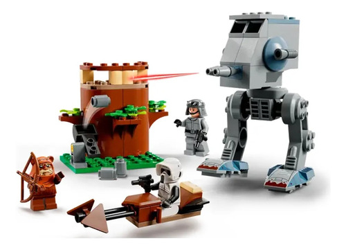 Lego Star Wars At-st 87 Pcs 75332 +4