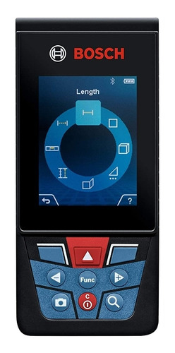 Imagen 1 de 5 de Medidor Láser Metro Bosch Glm400cl 122m Bluetooth Distancia
