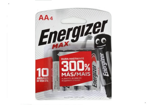 Pilas Energizer Aa Alcalina Caja X 80 Pilas