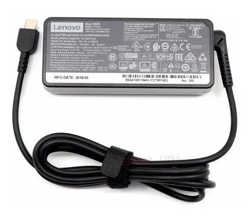 Cargador Lenovo Tip C 65w Tthinkpad X280 Type 20kf 20ke