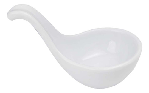 Set 6 Ramekines Ramekin De Melamina Cuchara 25 Ml Color Blanco