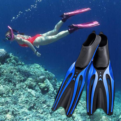 Aletas De Natación Esnórquel Natación Buceo Azul Negro M
