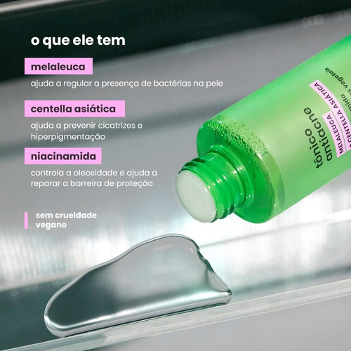 Tônico Sallve Antiacne 120ml Controle Oleosidade E Espinha Acneica Dia/noite