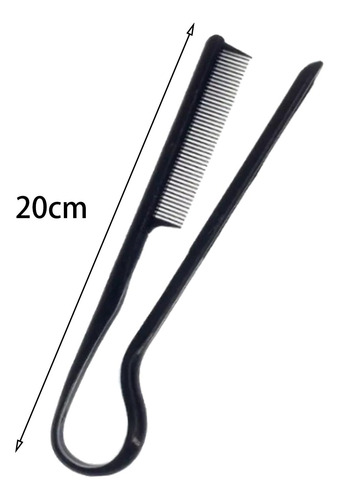 Pente Alisador De Cabelo Liso, Resistente Ao Calor,