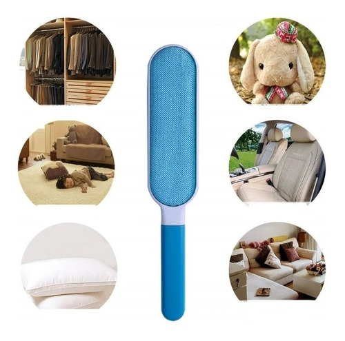 Imagen 3 de 4 de Cepillo Quita Pelos De Mascota Saca Pelusas De Sillon Ropas