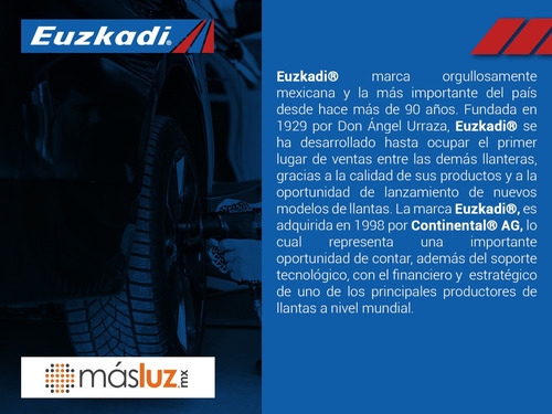 Kit 2 Llantas 27x/8.5r14 95q Euzkadi Overlander At2