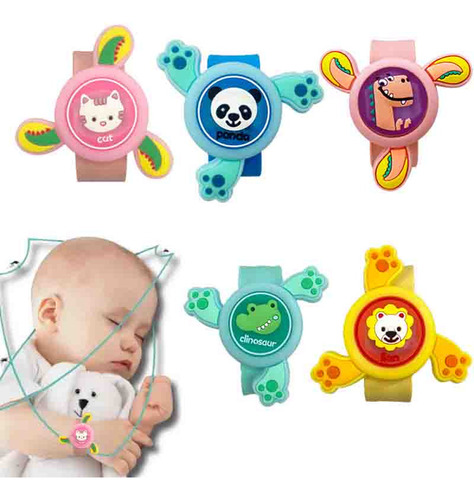 5pcs Niños Bebé Pulsera Repelente No Tóxicas Exteriores