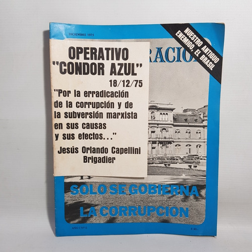 Antigua Revista Militar 1975 Restauración N° 6 Mag 61995