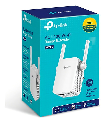 Repetidor Wi-fi Ac1200 De Tp-link - Re305 Color Blanco