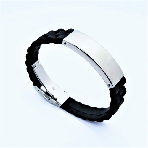 Imagen 4 de 6 de Brazalete Grabado Personalizado Alerta Médica O Texto M1031
