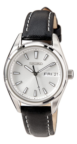 Reloj Seiko Classic Plateado Para Mujer Modelo Sur455p1 De C