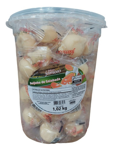 Beijinho De Goiabada Famoso - Pote 1,02kg