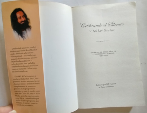 Celebrando El Silencio. Sri Sri Ravi Shankar (Usado)