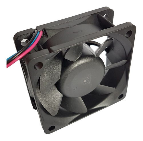 Imagem 3 de 6 de Cooler Micro Ventilador 60x60x25mm 24v Rolamento Duplo 60x60