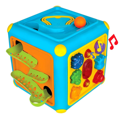 Cubo Gigante Atividades Com Som E Blocos Magic Toys 1082