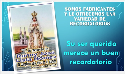 Imanes Recuerdos Funeral, Difunto, Ultima Noche, Novenario