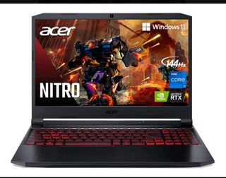 Acer Nitro 5 An515, Core I7 11800h, 8gb, 512gb, Rtx 3050 4gb
