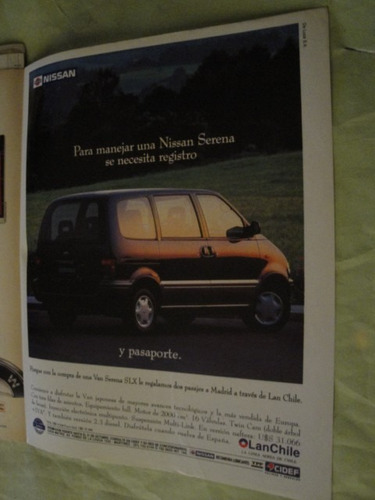 Publicidad Nissan Serena Año 1995