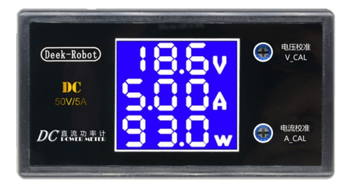 Voltimetro Amperimetro Watimetro Digital 12v 5a Cc 