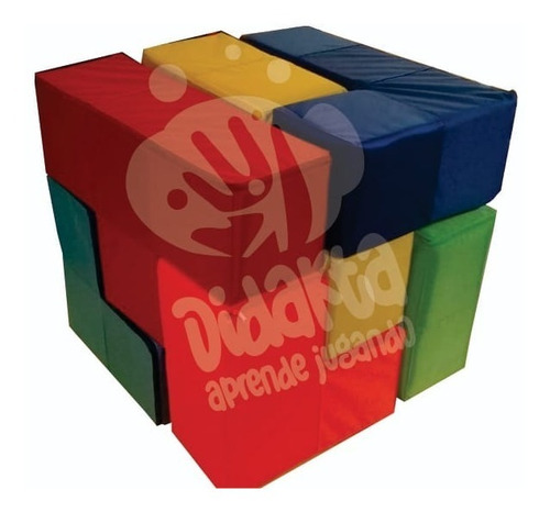 Cubo Soma Gigante De 60x60cm. Forro De Vinil 