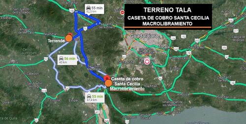 Terreno En Venta En Tala, Jalisco A Pie De Carretera