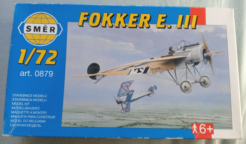 1/72 Fokker E.111 Smer Plastimodelismo #0879 Guerra Mundial 