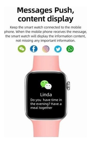 . Smart Smart Watch Pantalla Táctil A Prueba De Agua
